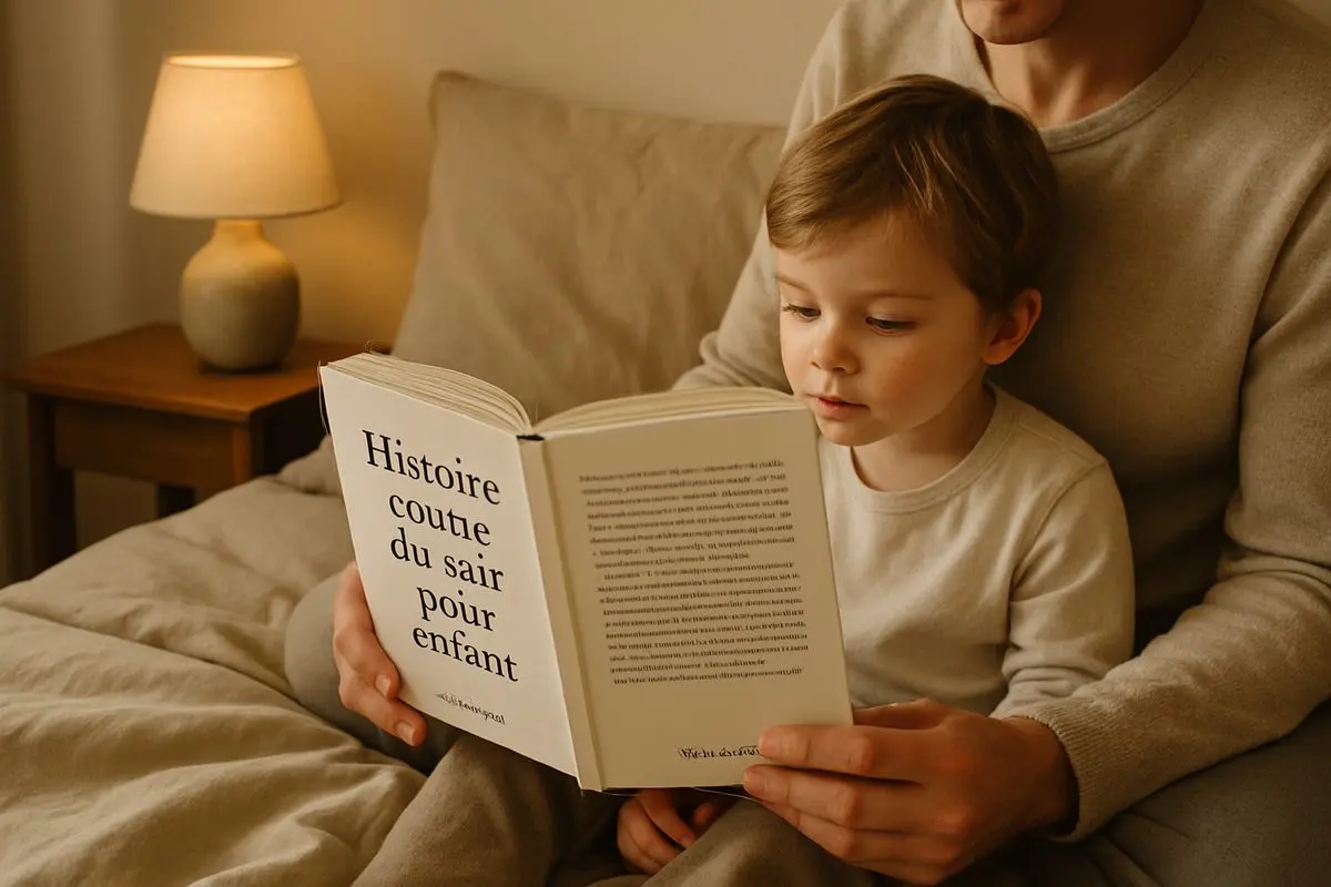Histoire courte du soir pour enfant : photo d'illustration